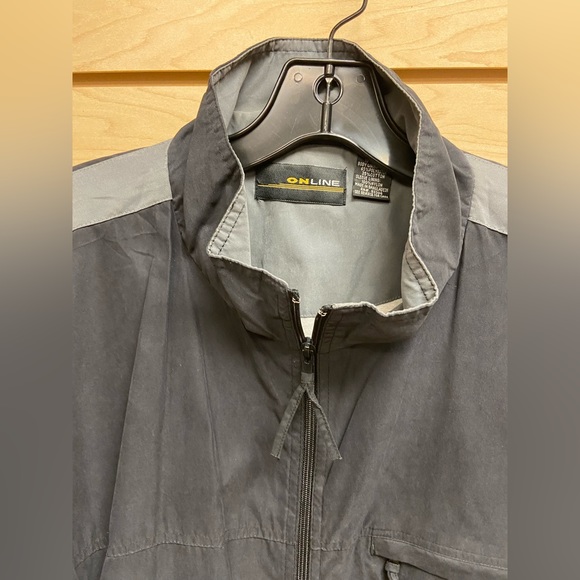 ON LINE MEN CASUAL SPRING FALL WINDBREAKER JACKET SIZE LARGE - Picture 2 of 4